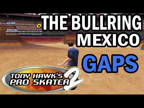 Tony Hawk's Pro Skater 2 (PS1) - The Bullring Mexico All Gaps