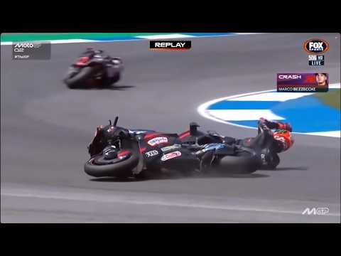 2026 ThaiGP Q1-Q2 #72 Bezzecchi crash