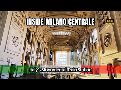 Milano Centrale Walking Tour [HD] | Explore Milan’s Iconic Train Station & Trainspotting