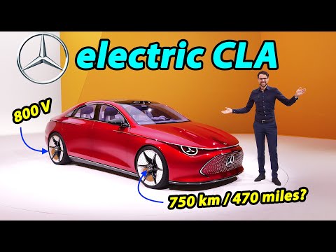 This electric Mercedes CLA shows the future of Mercedes!