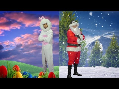 Rap Battle: Santa Vs The Easter Bunny