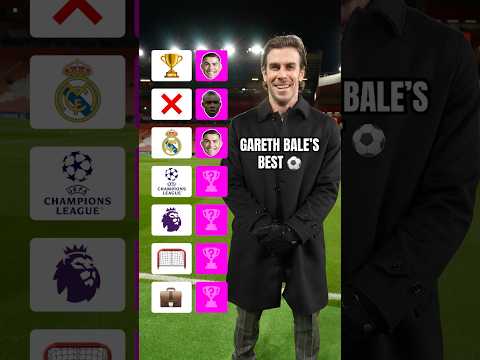 How'd Gareth Bale do with this list?  (via @TNTSportsFootball)