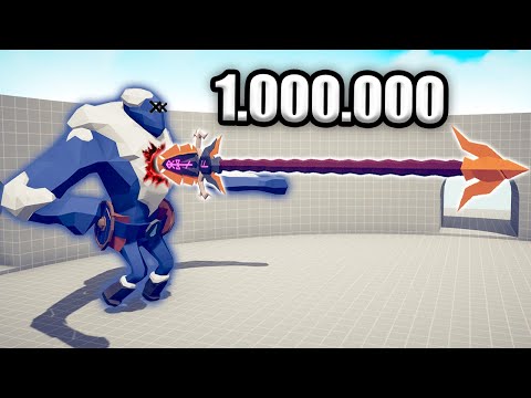 1.000.000 DAMAGE GUNGNIR vs UNITS - TABS | Totally Accurate Battle Simulator 2025