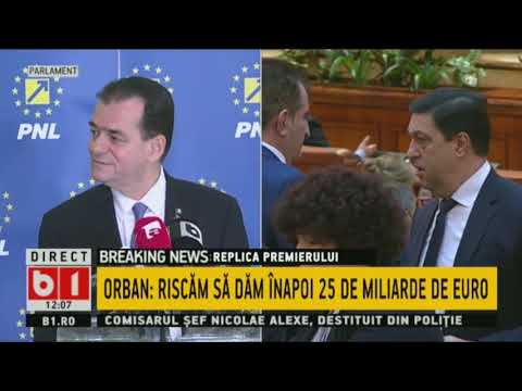 STIRI B1 ORA 12.00 DIN 5 FEB 2020. ORBAN: ORDONANTELE FACUTE IN DEPLINA TRANSPARENTA