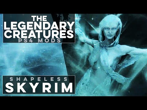 Battling the Legendary Creatures on PS4 - Shapeless Skyrim PS4 Mods (Ep. 163)