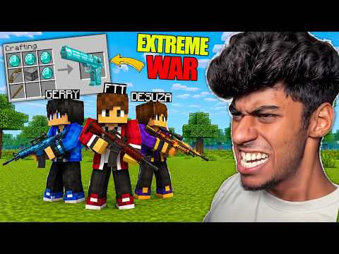 എല്ലാരേം കൊന്നു..! EXTREME MINECRAFT GUN WAR
