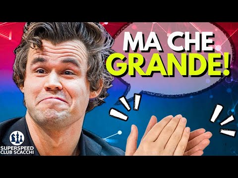 Amatore Sacrifica la Regina e DISTRUGGE Magnus Carlsen (lui lo Applaude)