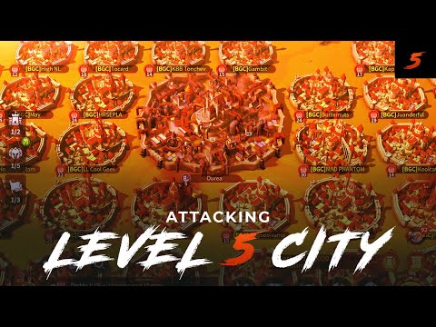 ATTACKING LEVEL 5 CITY - Infinity Kingdom