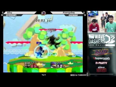 Wavedashers 2 Project M 3.6 Winners Semi Final 1 - Afro [Peach/Ganon/Kirby] vs Aisengobay [Falco]