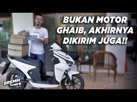 Unboxing Gesits Motor Listrik Lokal, Dapet Apa aja di Paket Pembelian?