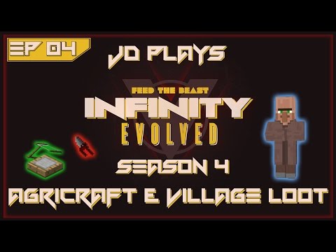 Agricraft & Village Loot - FTB Infinity Evolved Expert Let's Play E.04 [Season 4]