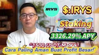 Staking IRYS Tanpa Risiko: Cara Mudah Mendapatkan 3326% Hasil Tahunan!