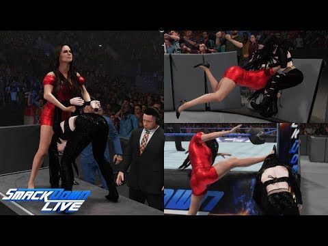 WWE 2K19 SMACKDOWN LIVE STEPHANIE MCMAHON REACHES AN ANOTHER LEVEL OF VIOLENCE ON JESSICA