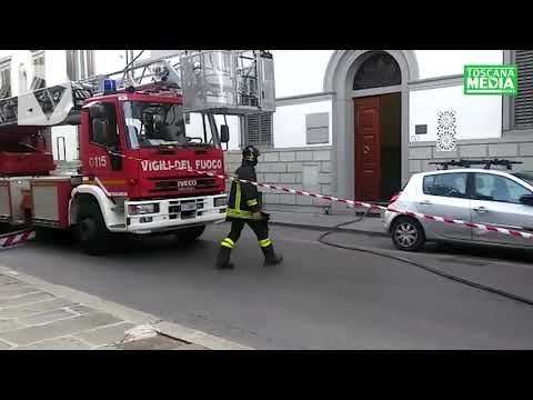 VIDEO - INCENDIO IN APPARTAMENTO IN VIA NAZIONALE