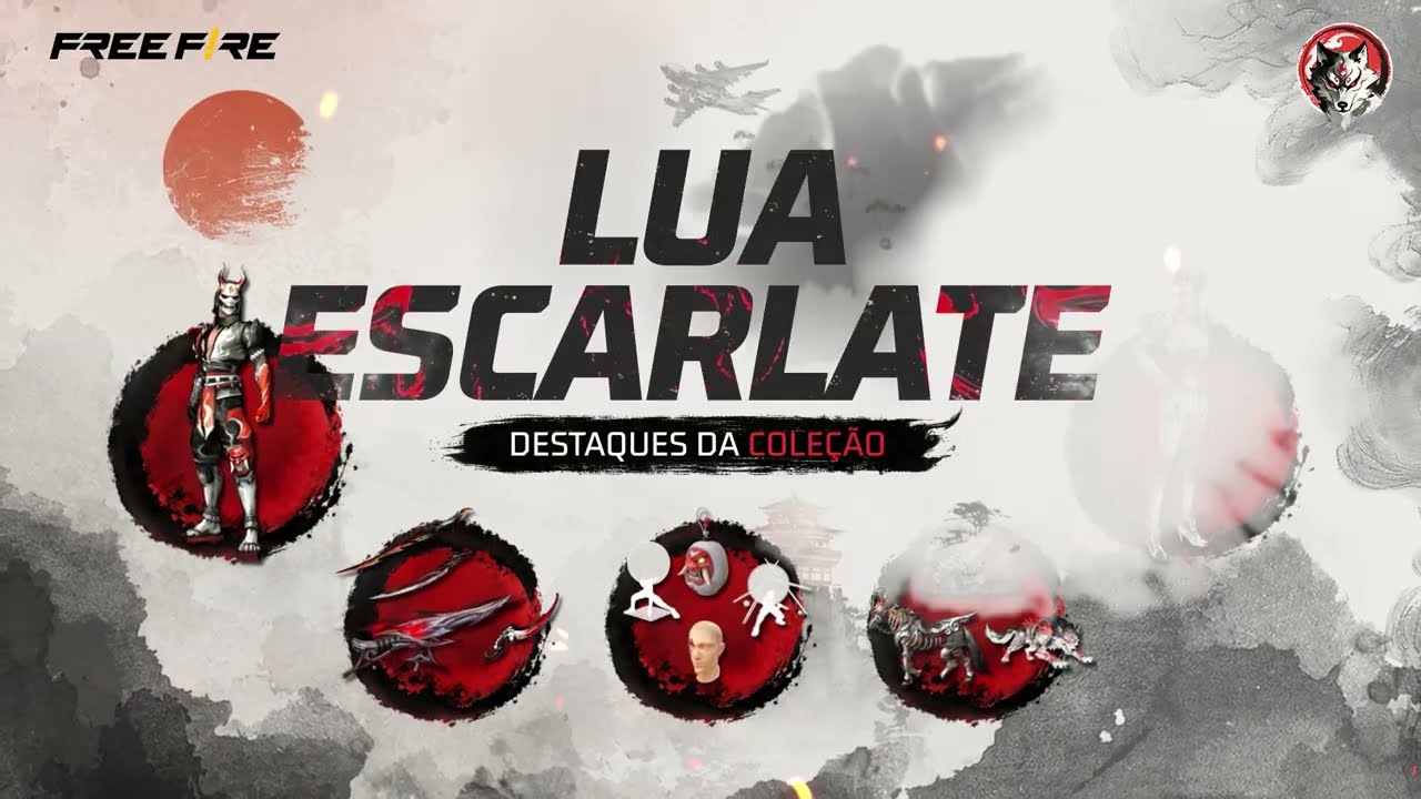 LUA ESCARLATE | DESTAQUES DA COLEÇÃO | FREE FIRE BRASIL