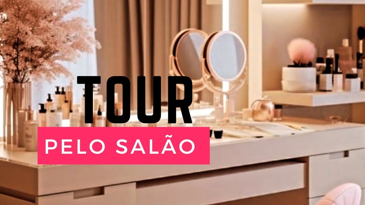 TOUR PELO MEU SALÃO DEPOIS DA REFORMA- MOSTREI TUDO