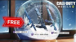 FREE CUSTOM DRAW FOR EPIC TYPE 25 - SNOW LEOPARD & MORE!! WINTER WISHES - COD MOBILE!