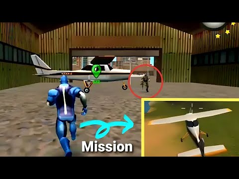 Military Base Me Se Plane Kaise Churau (DANGER ⚠️) in Rope Hero #1
