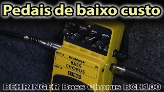 Video thumbnail for Pedais de Baixo Custo – Behringer Bass Chorus BCH100 by Loucos por Pedais