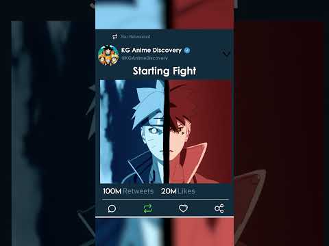 Boruto vs Kawaki Fight  #anime #boruto