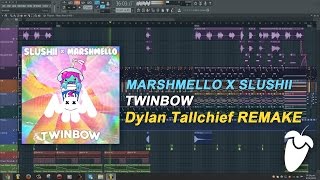 Marshmello x Slushii - Twinbow (Original Mix) (FL Studio Remake + FLP)
