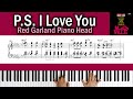 [칼카피] P.S. I Love You (Arnett Cobb) - Red Garland Head 재즈 피아노/연주/악보