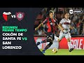 Resumen Primer Tiempo: Colón SF Vs San Lorenzo | Fecha 18 - Superliga Argentina 2018/2019