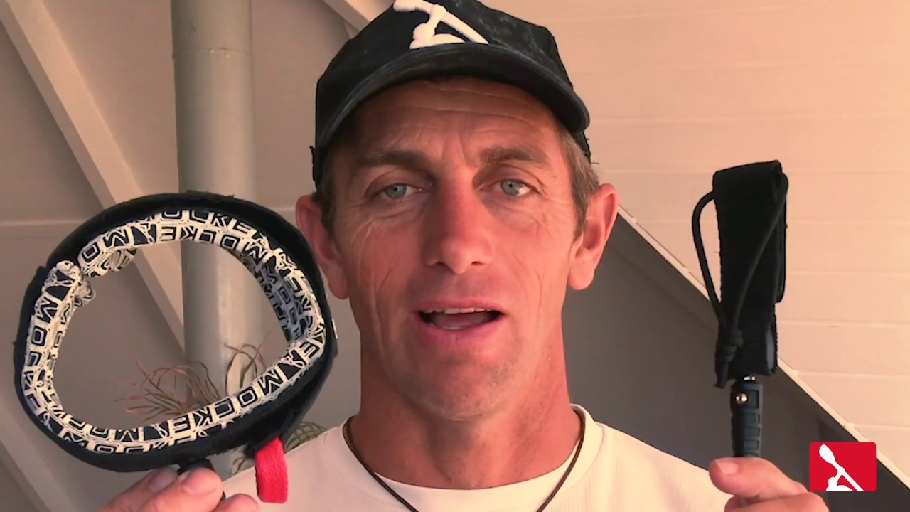 The MOCKE CALF LEASH for surfski and open water