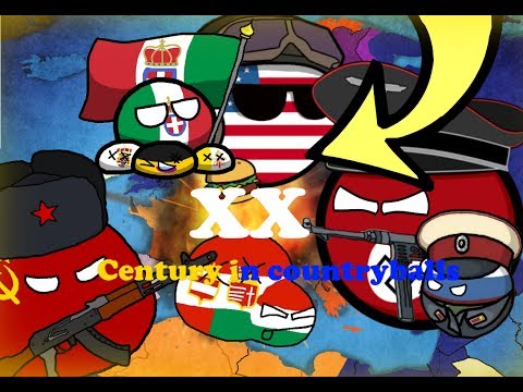 PAST OF EUROPE IN COUNTRYBALLS  - 20 century
