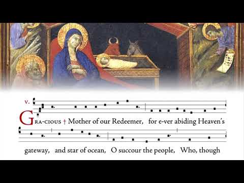 Gracious Mother of Our Redeemer (Alma Redemptoris Mater), Simple Tone in English