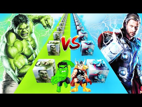 HULK ŞANS BLOK VS THOR ŞANS BLOK - Minecraft