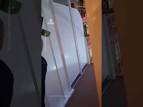 Cruise ship crashes into two container ships during storm | AJ #shorts