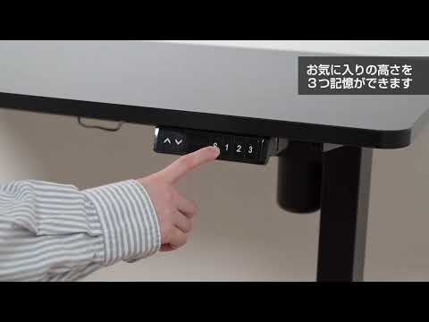 電動昇降デスク [W1200xD600xH710～1160mm] エントリーモデル