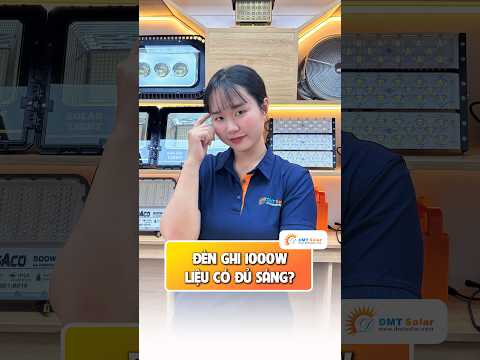 Đèn Pha Led Năng Lượng Mặt Trời 1000W - P-SA1000C | DMT Solar