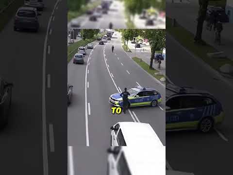 German Officer’s Clever Move Helps Save The Day 🚔👏