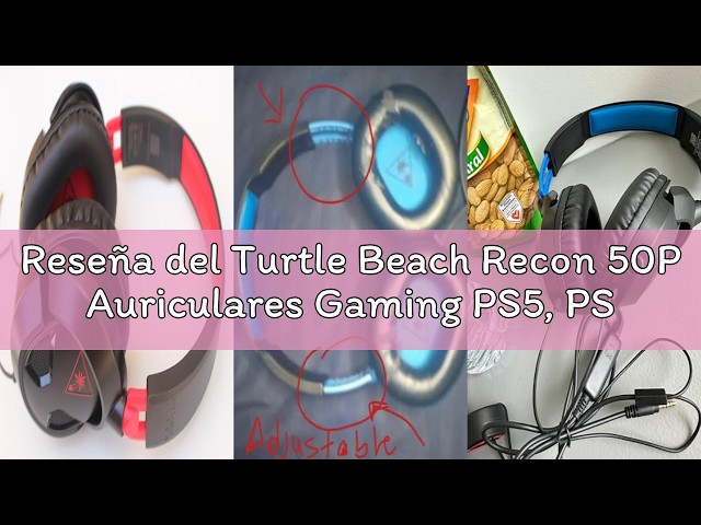 Vídeo relacionado con Turtle Beach Recon 50P Auriculares Gaming PS5, PS4, Xbox Series X|S, Xbox One y PC
