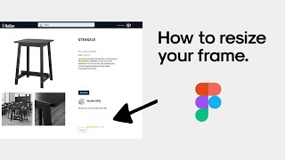 How to resize your frame in Figma without making a disaster