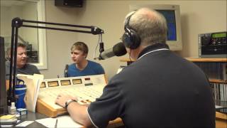 Tyler Barham with WPPL&#39;s Jim Quinton at 103.9 Mountain Country Radio (Part One &quot;17 &amp; Young&quot;)