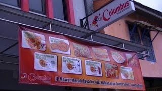 preview picture of video 'Jakarta Restaurant 5 Columbus Fried Chicken'