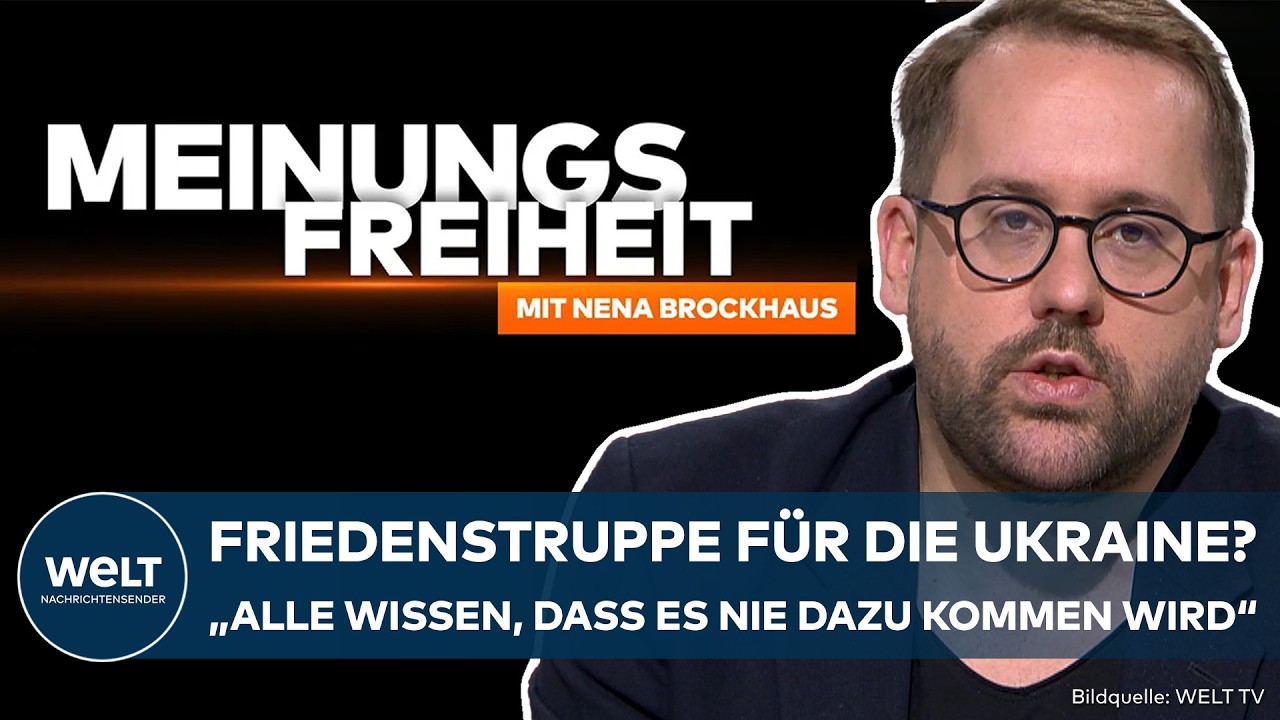 MEINUNGSFREIHEIT: "Das finde ich verlogen!" Ronzheimer kritisiert Debatte um Ukraine-Friedenstruppe