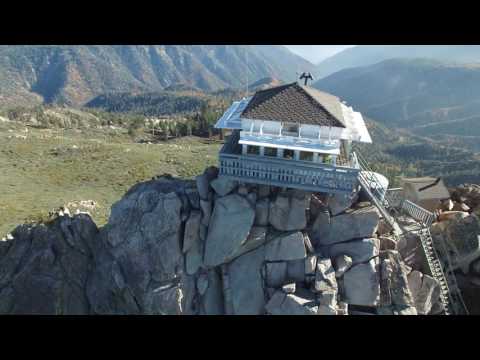 Butler Peak Fire Lookout Aerial Viewpoint
