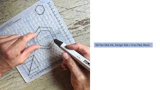 Unleashing Creativity with the MYNT3D 3D Pen Mat Kit: DesignPad + FreePad (Black) - In-Depth Review!