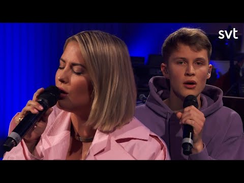 Molly Sandén och Victor Leksell - Sverige | Live | SVT