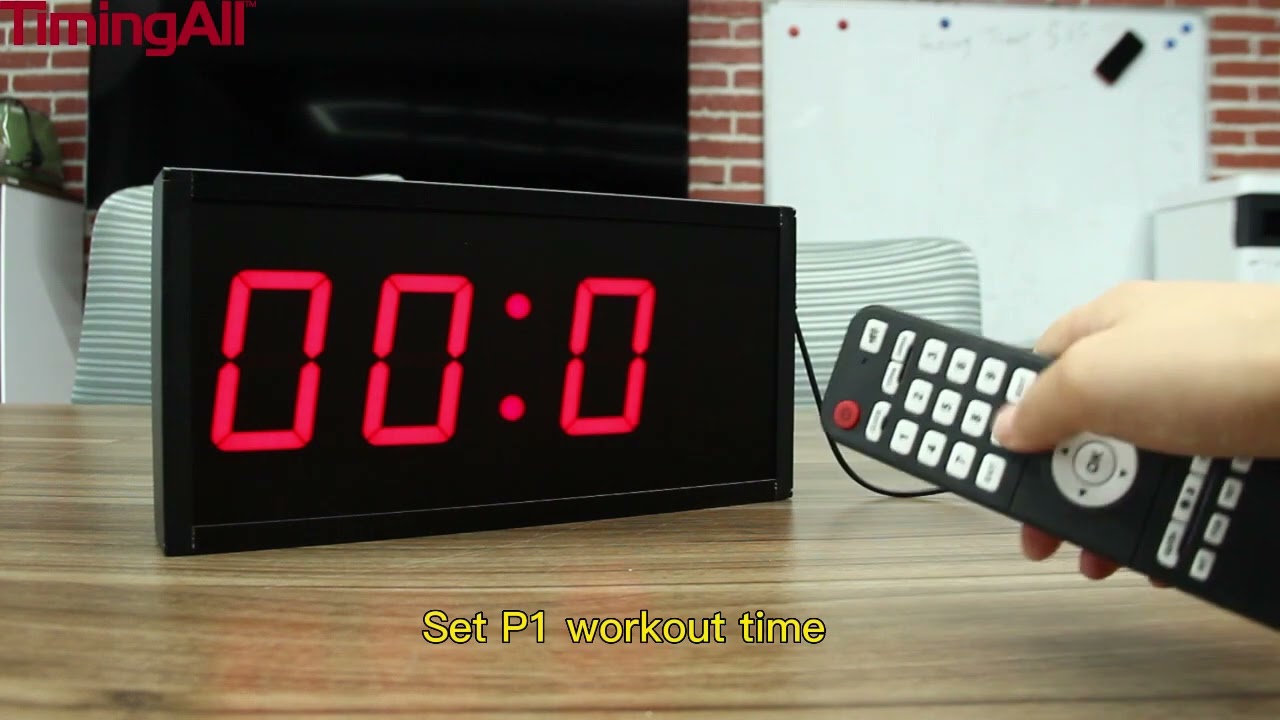 4 Digits 3 Inch Led Crossfit Digital Clock/ interval timer/ countdown/up timer/TABATA/ stopwatch