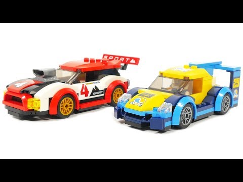 Конструктор LEGO CITY Turbo Wheels «Гоночные автомобили» 60256 / 190 деталей