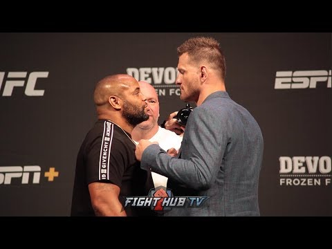 DANIEL CORMIER AND STIPE MIOCIC FACE OFF IN VEGAS AHEAD OF UFC 241