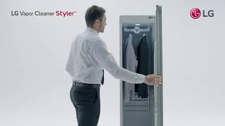 LG Máxima higiene para tu ropa con el LG Vapor Cleaner Styler anuncio