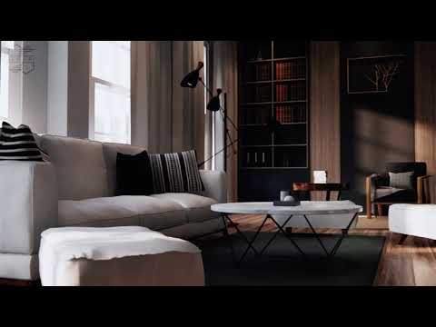 Living Room Interior Design - Sketchup & Enscape 2.9