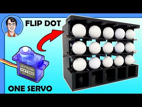 Mechanically Multiplexed Flip-Dot Matrix