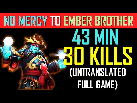 (Full Game) Storm Spirit vs Ember Spirt - No Mercy to Ember Brother!